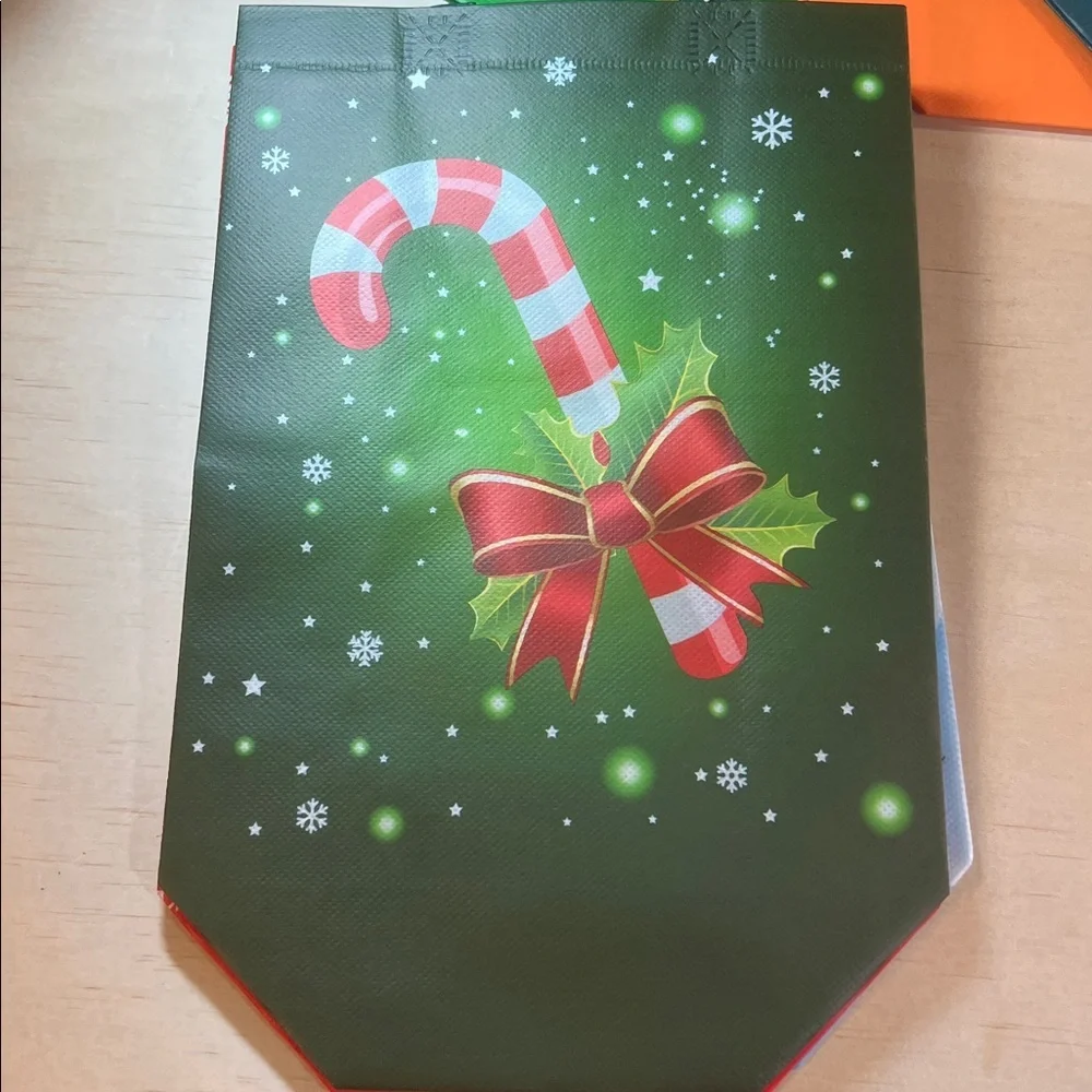 Festive Christmas Gift Bags Set 8 Total Small and Medium